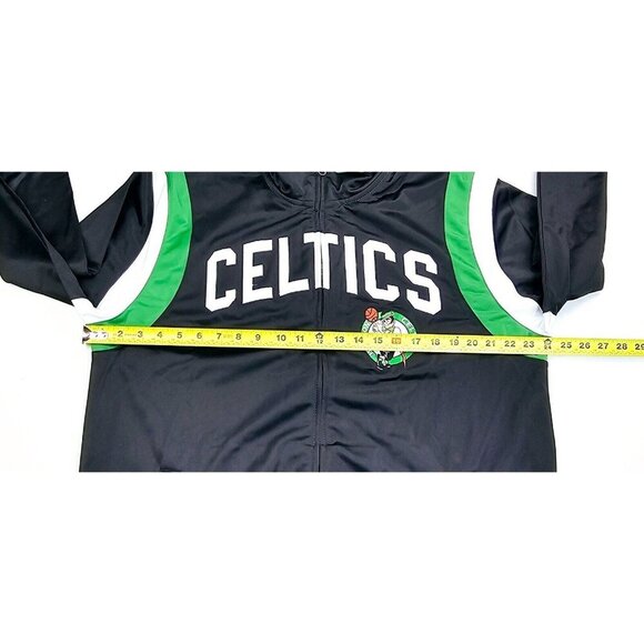 NBA GIII Sports By Carl Banks Sz Large Boston Celtics Full Zip Mens Track Jacket - Picture 3 of 11